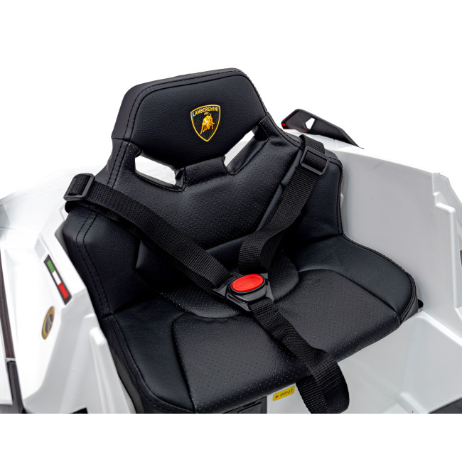 Lamborghini SIAN на акумуляторі для дітей Білий + Пульт + EVA + Free Start + Audio LED