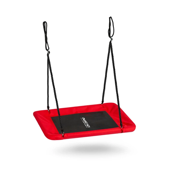 Гойдалка-гніздо Neo-Sport Swingo 110 х 70 см, чорно-червона