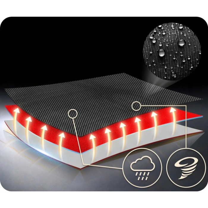 Гойдалка-гніздо Neo-Sport Swingo 110 х 70 см, чорно-червона