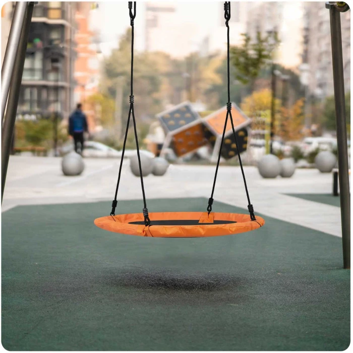 Гойдалка Лелече гніздо Neo-Sport Swingo XXL 95 см - помаранчева