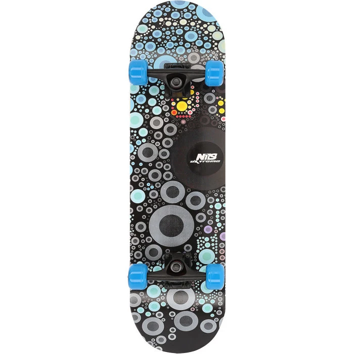 Скейтборд CR3108SA SPOT NILS EXTREME – голубовато-черный