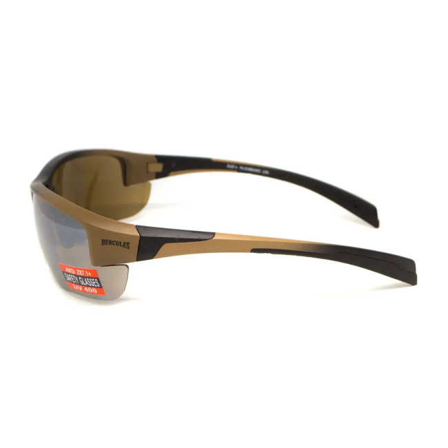 Окуляри захисні Global Vision Hercules-7 Black-Brown, коричневі