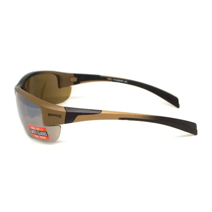 Окуляри захисні Global Vision Hercules-7 Black-Brown, коричневі