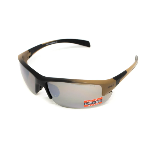 Окуляри захисні Global Vision Hercules-7 Black-Brown, коричневі
