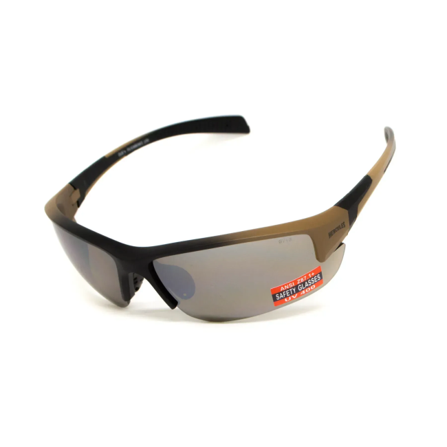 Окуляри захисні Global Vision Hercules-7 Black-Brown, коричневі