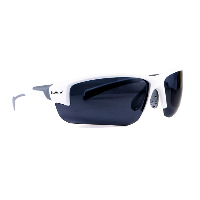 Окуляри BluWater Samson-3 White Polarized (gray), сірі