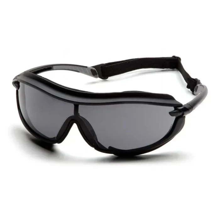 Очки защитные с уплотнителем Pyramex XS3 Plus (gray) Anti-Fog, серые