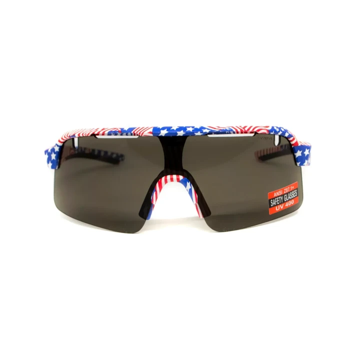 Очки защитные Global Vision Holeshot USA Flag, серые