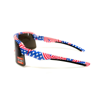 Очки защитные Global Vision Holeshot USA Flag, серые