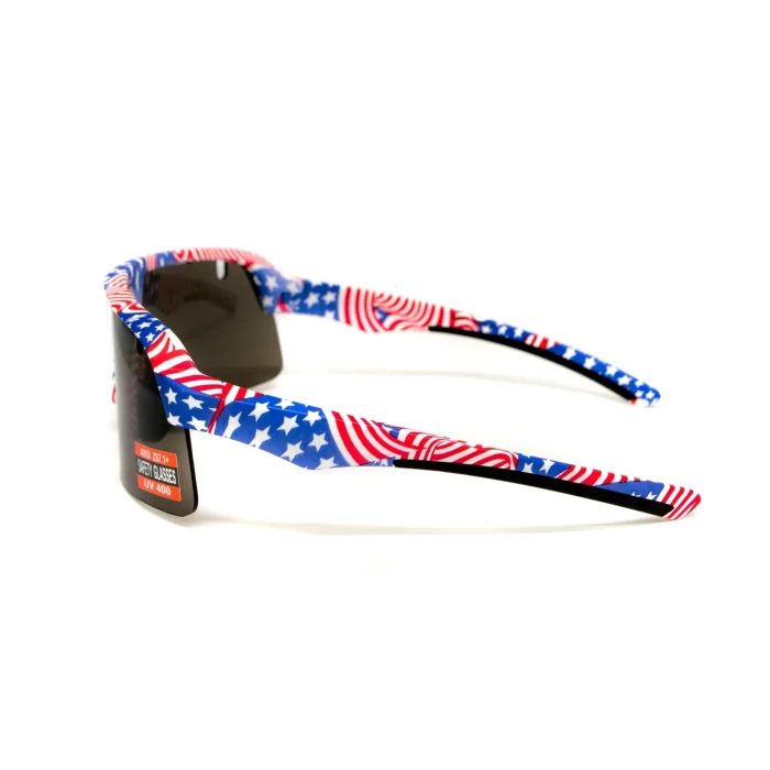 Очки защитные Global Vision Holeshot USA Flag, серые