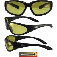 Очки защитные фотохромные Global Vision Hercules-1 Photochromic, желтые