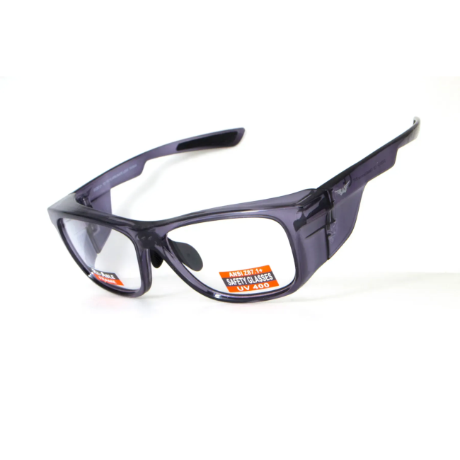 Окуляри під діоптрії Global Vision RX-T Gloss Black RX-able, прозорі