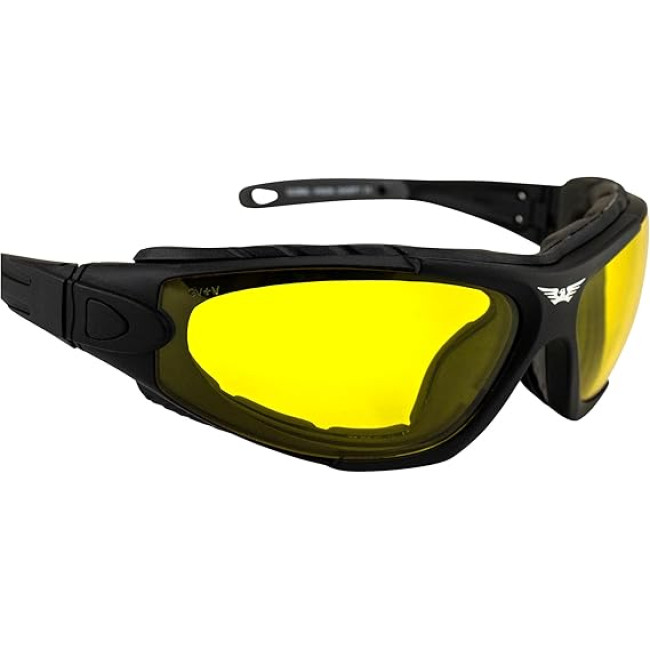 Окуляри захисні фотохромні Global Vision Shorty Photochromic Anti-Fog, жовті