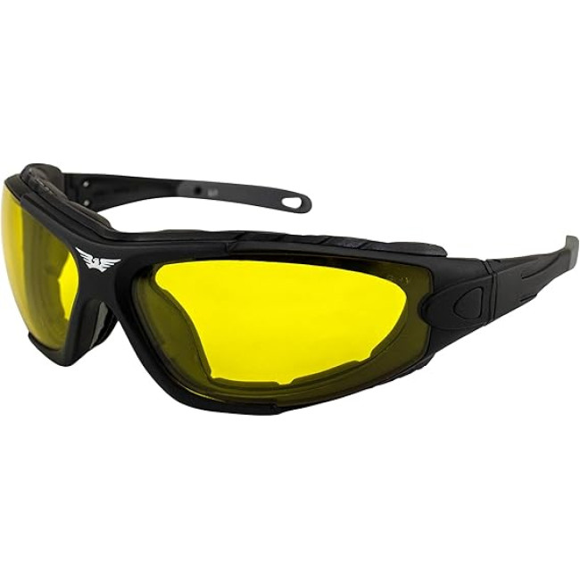 Окуляри захисні фотохромні Global Vision Shorty Photochromic Anti-Fog, жовті