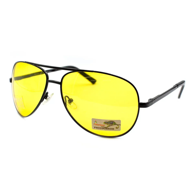Окуляри фотохромні з поляризацією Polar Eagle PE8430-C3 Photochromic, жовті