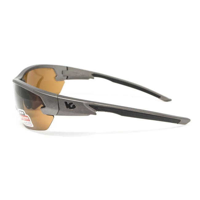 Окуляри захисні Venture Gear Tactical Semtex 2.0 Gun Metal Anti-Fog, коричневі