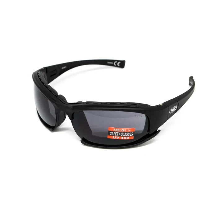 Окуляри захисні з ущільнювачем Global Vision Assault Anti-Fog, сірі