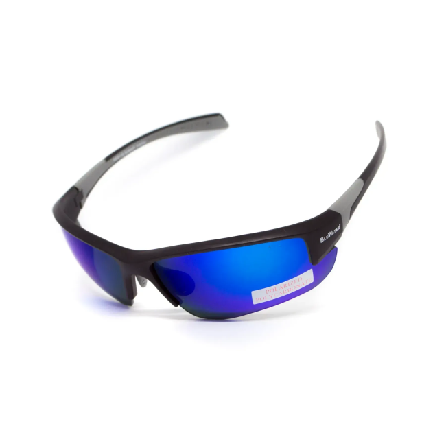 Очки защитные поляризационные BluWater Samson-3 Z87.1 Polarized, синие