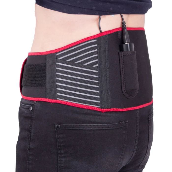 Пояс с обогревом для талии inSPORTline eHeater SE с электронной системой отопления - размер M