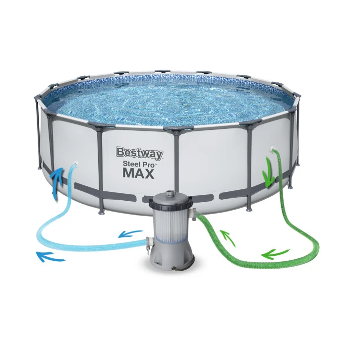 Бассейн каркасный 18в1 Bestway 56438 Steel Pro Max 457 см