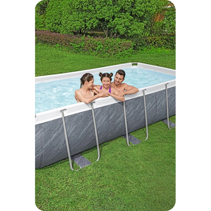 Басейн каркасний прямокутний 18в1 Bestway 56721, 404 x 201 x 100 см