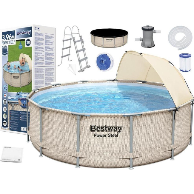 Басейн каркасний Bestway 5614V Power Steel 396 см