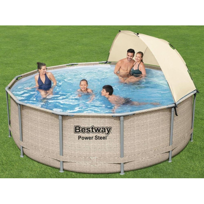 Басейн каркасний Bestway 5614V Power Steel 396 см