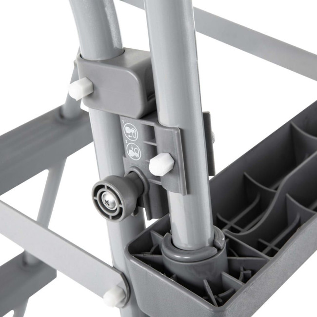 Бассейн каркасный овальный Bestway 92827 Power Steel, 427 x 250 см – коричневый.