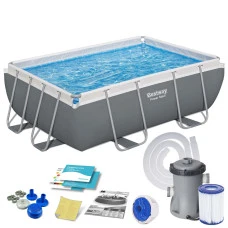 Басейн каркасний прямокутний 10в1 Bestway 56629N, 282 x 196 x 84 см