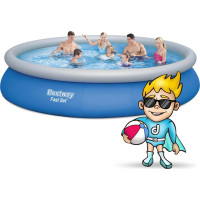 Бассейн надувной 17в1 Bestway 57313, 457 см