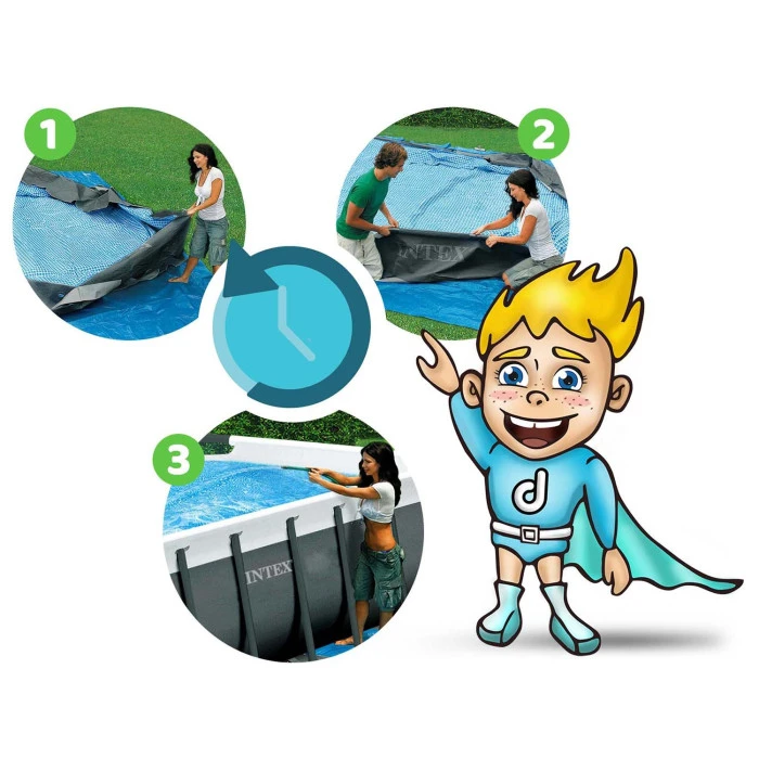 Басейн каркасний овальний 17iв1 Bestway 5614A, 305 x 200 x 84 см