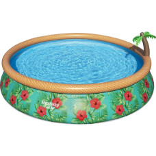 Бассейн надувной 7в1 Bestway 57416 Fast Set Palm 457 см