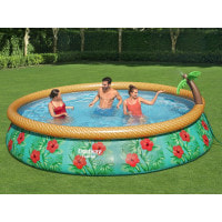 Басейн надувний 7в1 Bestway 57416 Fast Set Palm 457 см