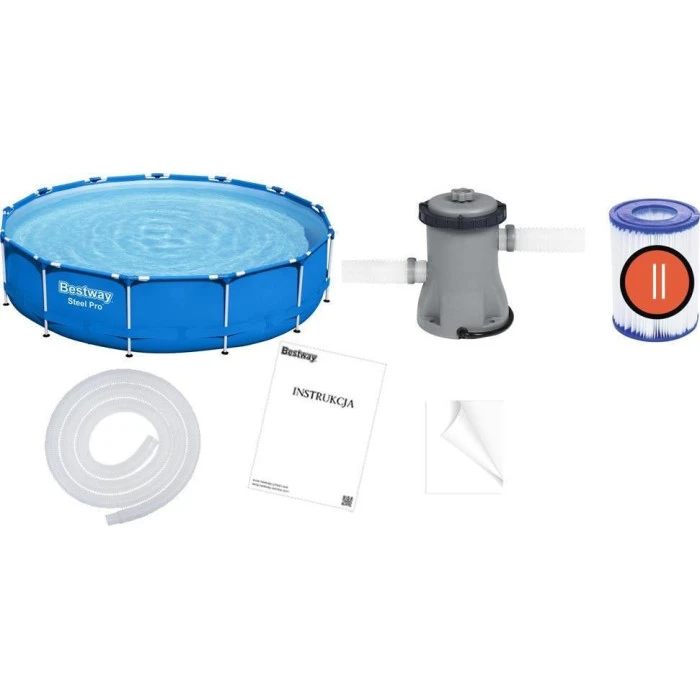 Басейн каркасний Bestway 5612E Steel Pro 396 см