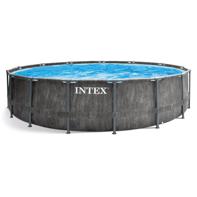 Бассейн каркасный 12в1 INTEX 26742, 457 x 122 см, темно-серый