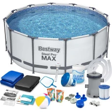 Бассейн каркасный 17в1 Bestway 56595 Steel Pro Max 427 см