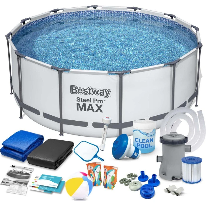 Бассейн каркасный 17в1 Bestway 56595 Steel Pro Max 427 см