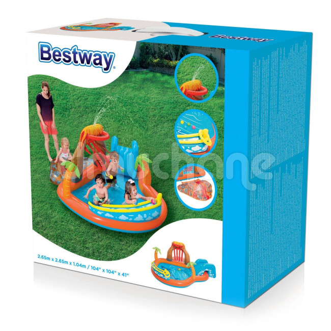 Надувная игровая площадка Lava Lagoon Bestway 53069 265x265x104 см