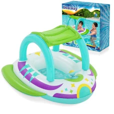 Надувной пляжный пляж с навесом Bestway 34149, 107 x 112 см.