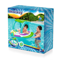 Надувной пляжный пляж с навесом Bestway 34149, 107 x 112 см.