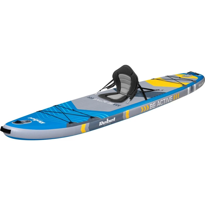 Надувна SUP дошка (Сапборд) Rebel Active RBA-4507 335 синьо-сіра