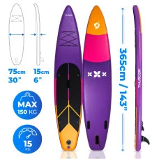 Надувная доска SUP (Сапборд) THUNDER SHARPE 365