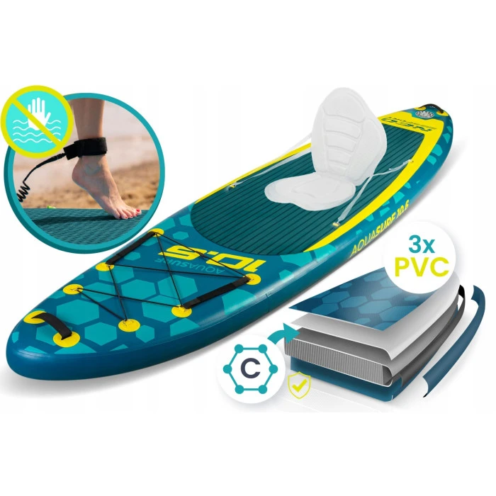 Надувная SUP доска (Сапборд) Neo-Sport 170213 Aquasurf 320 х 84 х 15 см