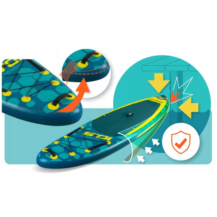 Надувная SUP доска (Сапборд) Neo-Sport 170213 Aquasurf 320 х 84 х 15 см
