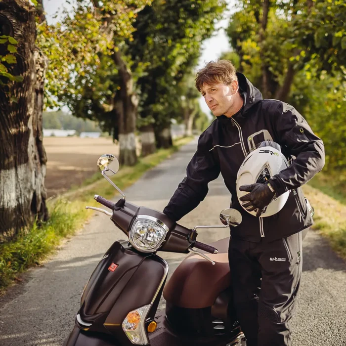 Мужские мото-штаны W-TEC Guslic NF-2801 - размер S/черный