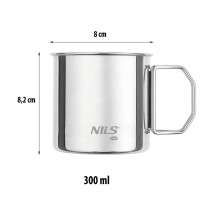 Набор чашек из нержавеющей стали NILS CAMP NC1762