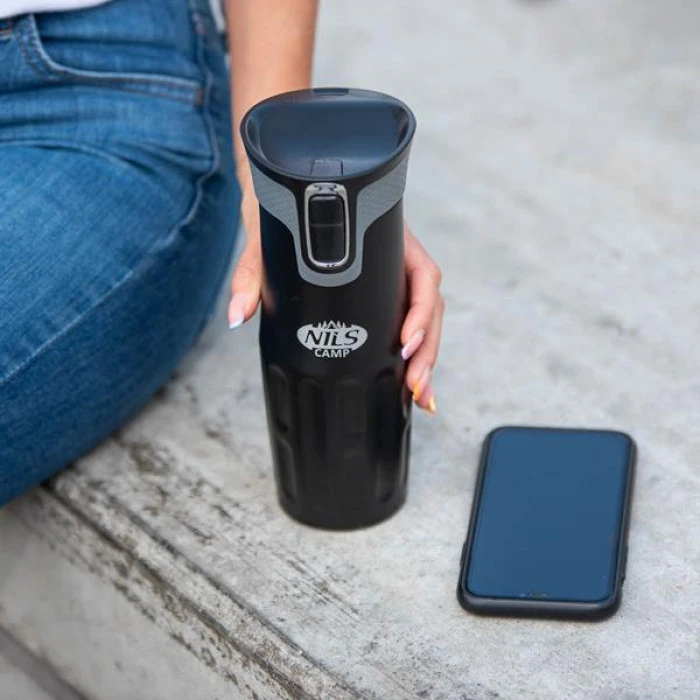 Термочашка NILS CAMP NCC06 420 мл, чорна