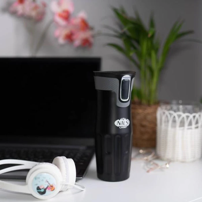 Термочашка NILS CAMP NCC06 420 мл, чорна