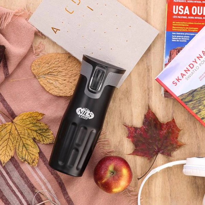 Термочашка NILS CAMP NCC06 420 мл, чорна