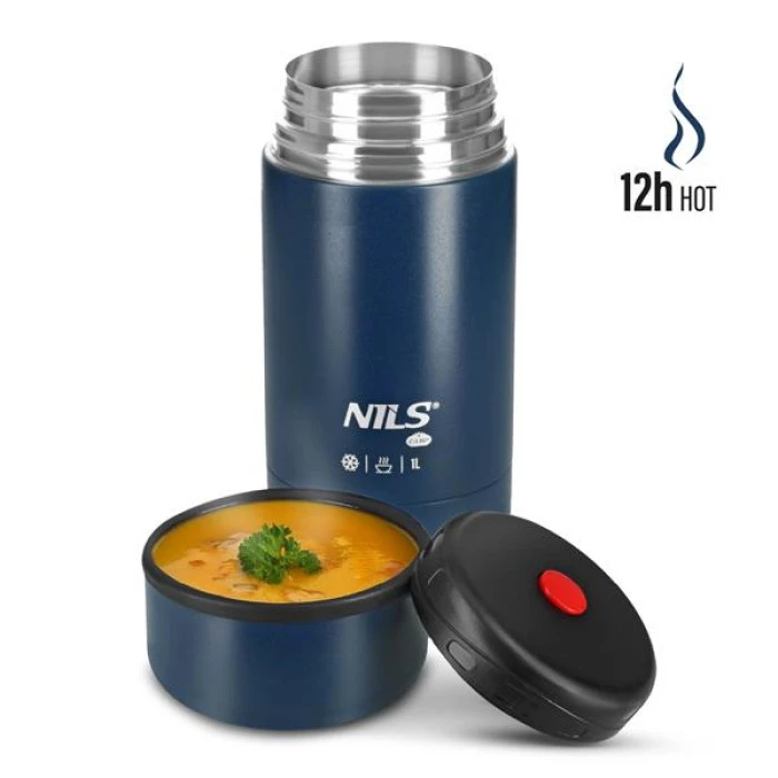 Термос для обіду NILS CAMP NC3802 1 л, синій